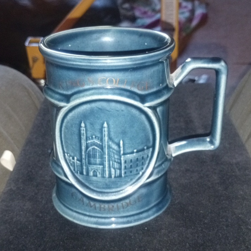 Cambridge Blue Ceramic Mug (Holkham England)